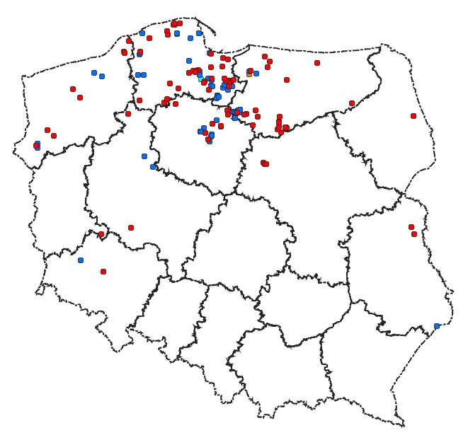 Mapa projektów OZE NATURO